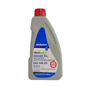ACEITE ACDELCO ENGINE SAE 0W 20 LITRO