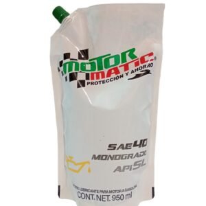 ACEITE MOTOR MATIC MONOGRADO SAE 40 LITRO