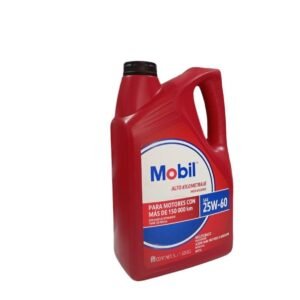 ACEITE MOBIL ALTO KILOMETRAJE SAE 25W 60 GARRAFA